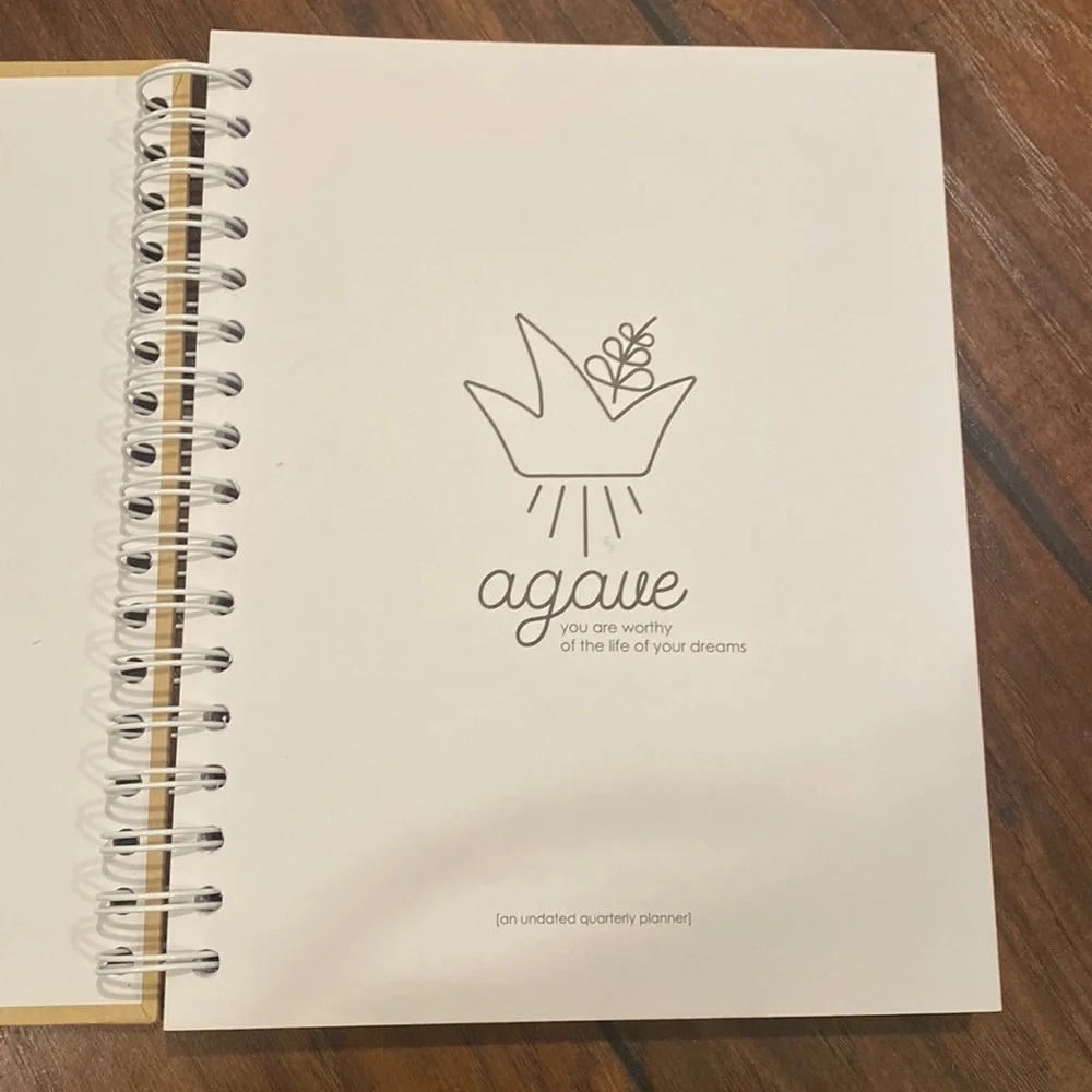 brand new agave undated planner/journal